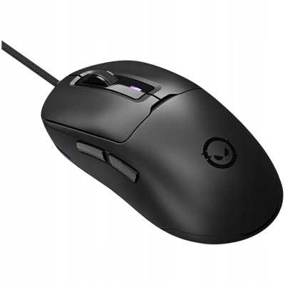 LORGAR Mysz Gamingowa MSA10, Ultralekka, Czarna