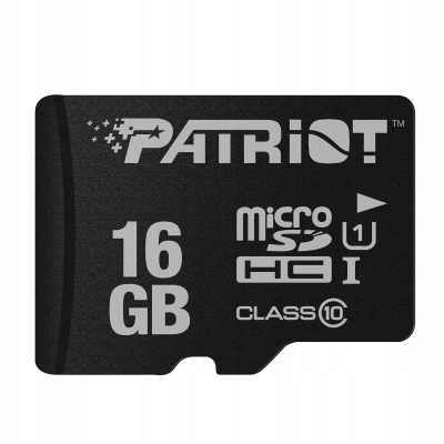 PATRIOT Karta pamięci MicroSDHC 16GB LX Series