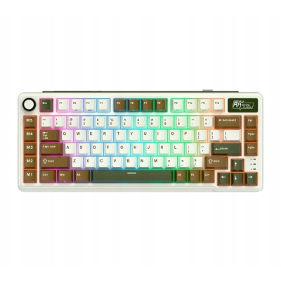 ROYAL KLUDGE RK L75 Palm Green Gaming Keyboard Beige switch