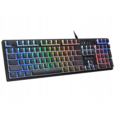 A4TECH Klawiatura mechaniczna BLOODY Pudding Black BLMS Blue Switch SKLEP KOZIENICE RADOM