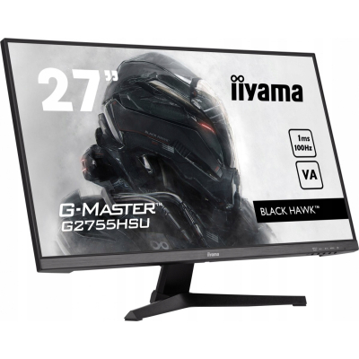 IIYAMA Monitor 27 cali G2755HSU-B1 VA FHD 100Hz 1ms HDMI DP 2xUSB 2x2W