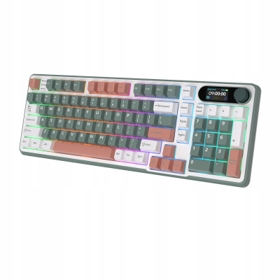 ROYAL KLUDGE RK-S98 Camping Green Gaming Keyboard Brown switch