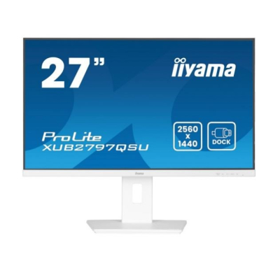 IIYAMA Monitor 27 cali XUB2797QSU-W2 IPS HDMI DP 100Hz QHD 300cd