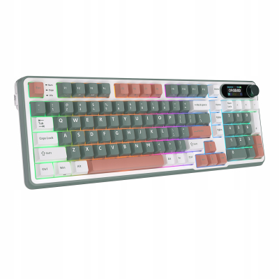 ROYAL KLUDGE RK-S98 Camping Green Gaming Keyboard Brown switch
