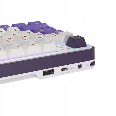 ROYAL KLUDGE RK-S98 Blackberry Mousse Gaming Keyboard Chartreuse switch