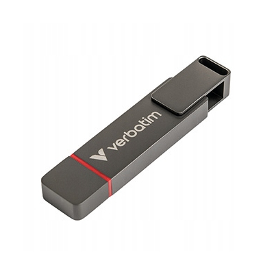 Verbatim USB C a USB 3.2 Gen 1, 512GB, Dual QuickStick, szary, 32042, USB C