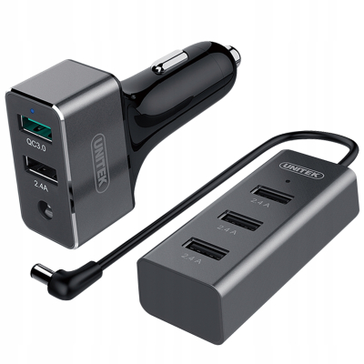 Unitek Y-P530A USB 2,4A + 1xQC3.0 42W+3x USB 2,5A