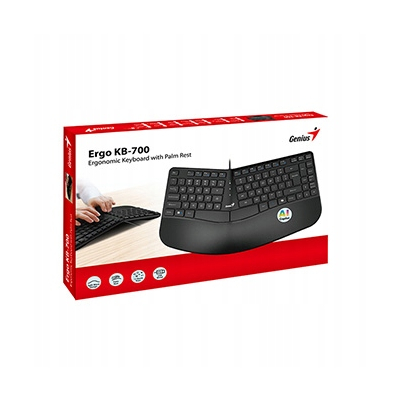 Genius Ergo KB-700 Copilot klawiatura przewodowa (USB) CZ/SK, czarna