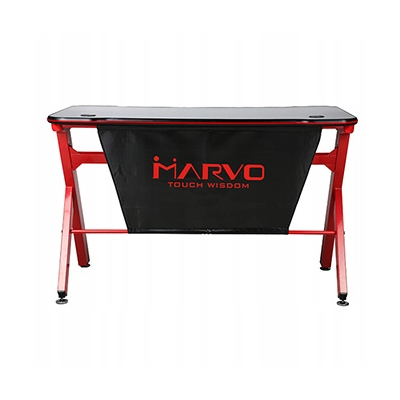 Marvo Biurko dla gracza DE-03, 120 x 66 cm, 73 cm, podświetlenie, EOL