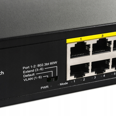 Cudy Przełącznik niezarządzalny GS1008PT Switch+