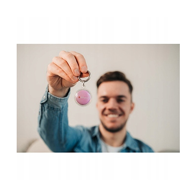 Verbatim Lokalizator Bluetooth My Finder Coin czarny biały i różowy 32135