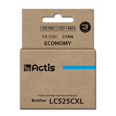 Tusz ACTIS KB-525C Brother LC525C; Standard;niebie