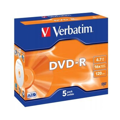 Verbatim DVD-R DataLife PLUS 43518 4.7GB 16x 1 KUS Scratch Resistant 12cm