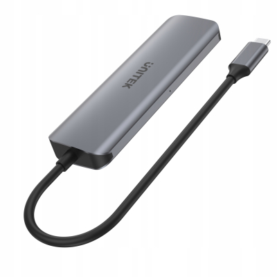Unitek HUB USB-C 3xUSB 3.1 Gen1 PD 100W SD microSD
