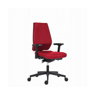 Powerton ERGO SIMA Ergonomiczny fotel biurowy, Czerwony