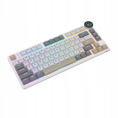 ROYAL KLUDGE RK N80 Pearly Dawn Gaming Keyboard Red switch