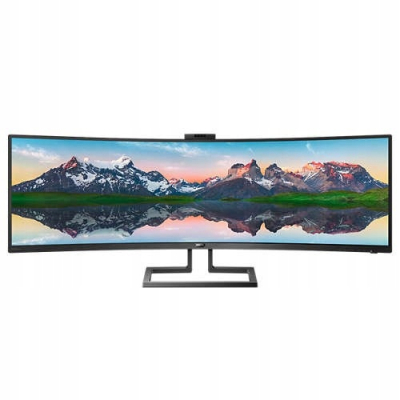 Philips Monitor 48.8 cala 499P9H Curved VA HDMIx2 DP USB-C HAS 5120 x 1440 (Dual QHD) Sklep KOZIENICE RADOM