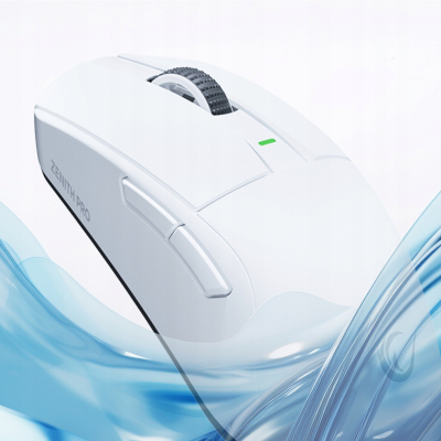 Rampage Zenith Pro mysz bezprzewodowa 26000 DPI biała PAW3395 BT 5.2