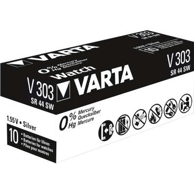 VARTA BATERIA SREBROWA V303 (typ SR44) 1szt