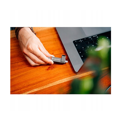 Verbatim USB C a USB 3.2 Gen 1, 512GB, Dual QuickStick, szary, 32042, USB C