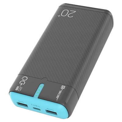 TRACER Power bank EnerGen 20000mAh PD+QC3.0 GB niebieski TRABAT47517