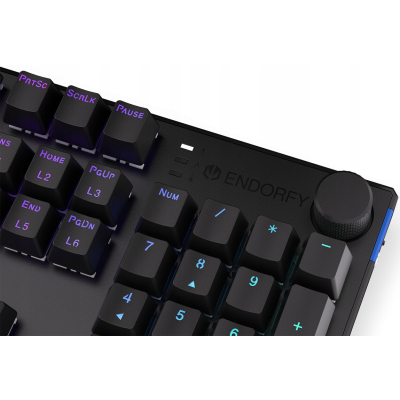 Klawiatura mechaniczna Endorfy Thock Wireless Kailh Box Brown Czarna