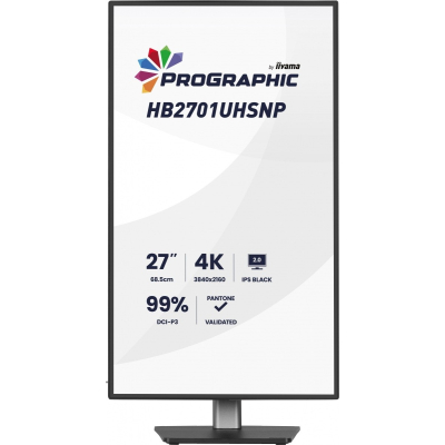 Monitor iiyama 27 cali ProGraphic HB2701UHSNP-B1 4K IPS BLACK 2.0 450cd