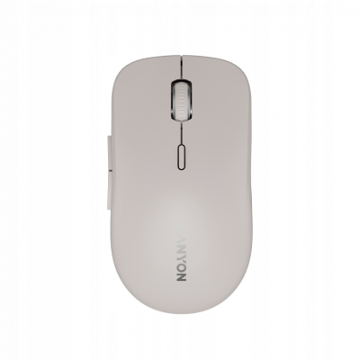 Canyon MW-12 - mysz bezprzewodowa Dual-Band 2.4 GHz + BT Beżowa