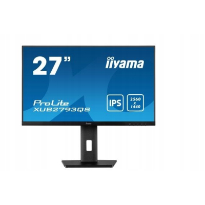 IIYAMA Monitor 27 cali XUB2793QS-B1 IPS  HAS QHD 2560 x 1440p Sklep KOZIENICE RADOM