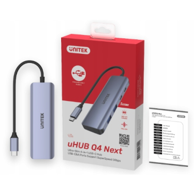 Unitek Hub USB-C 3.1, 2 x USB-A, 2 x USB-C, 5 Gbps