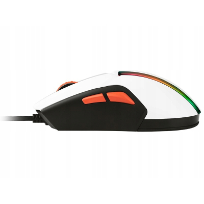 Mysz Przewodowa gamingowa Optyczna Tracer GameZone Cool 12000 dpi Biała