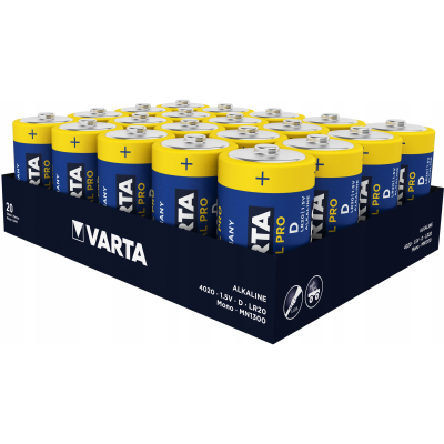 VARTA BATERIA ALKALICZNA D R20 INDUSTRIAL PRO 20pak