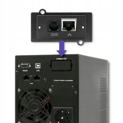 Qoltec Zasilacz awaryjny UPS On-line Pure Sine Wave 1kVA 800W 53042