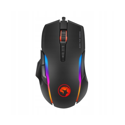 Marvo G945 Mysz przewodowa, czarna, 10000DPI