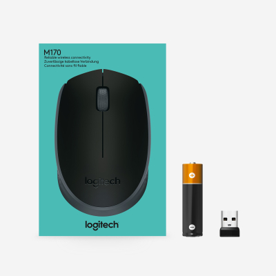 Myszka bezprzewodowa Logitech M171 czarna optyczna