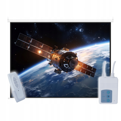 ART EKRAN ELEKTRYCZNY 120" 305x305cm z pilotem EA-120 1:1