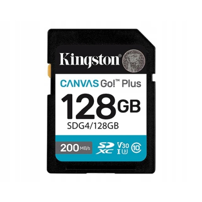 Karta pamięci SD 128GB Canvas Go Plus 200/MB/s C10 U3 V30