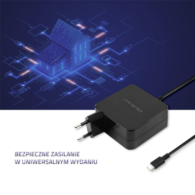 QOLTEC Zasilacz sieciowy 90W 20.3V 4.5A USB-C