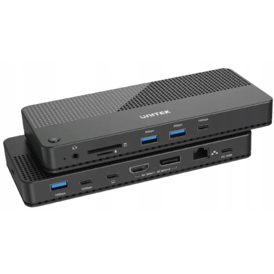 Unitek Stacja dokująca 12w1, HDMI 8K, USB 4, 100 W