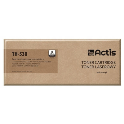 Toner ACTIS TH-53X HP 53X Q7553X, Canon CRG-715H;
