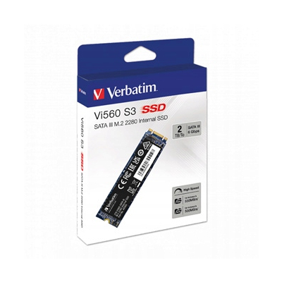 SSD Wewnętrzny Verbatim Vi560, 49365, 2000GB, czarny, SATA III
