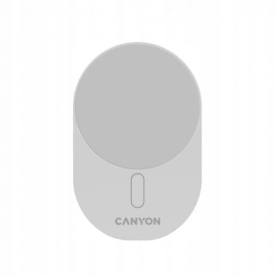 CANYON Ładowarka samochodowa OnGrip 105 15W Qi2 Magnetyczna Biała