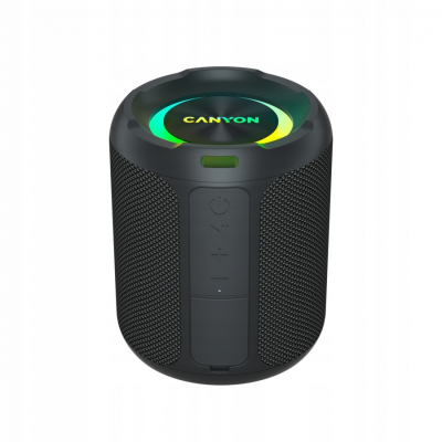 CANYON Głośnik Bluetooth OnMove 11 IPX6 TWS 20W EQ RGB Czarny