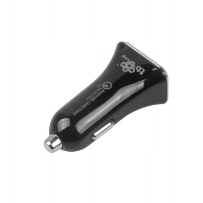Ładowarka samochodowa uniwersalna USB A+C QC