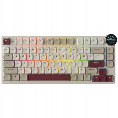 ROYAL KLUDGE RK N80 Rosy Clouds Gaming Keyboard Brown switch