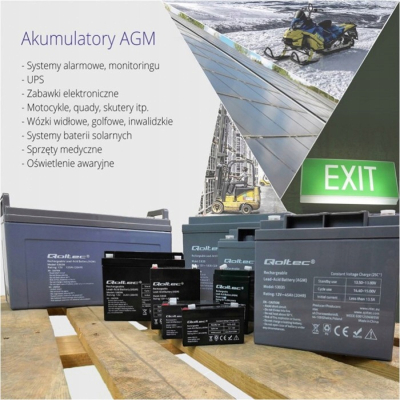 Qoltec Akumulator AGM 12V 7.2Ah Bezobsługowy LongLife do UPS 53062