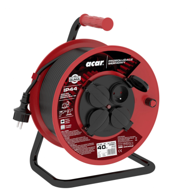 ACAR Przedł.ZWIJANY PZ-4Z/ST H05RR-F 3GX1.5 40M Z STYK. OCHR. CZARNY M01903