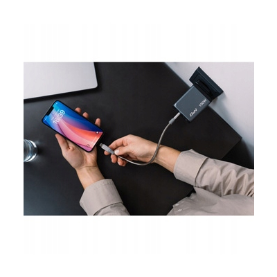 Verbatim Ładowarka GaN USB 3.0 USB C szara 100 W, wymienne końcówki C,G,A