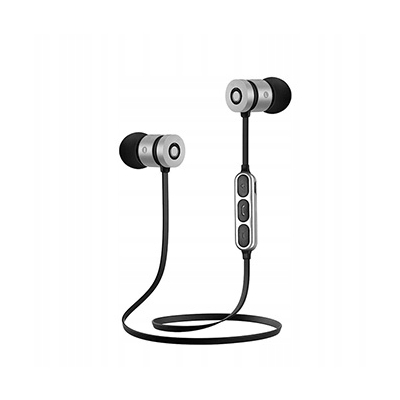 Powerton LIFE ARIVO Bezprzewodowe słuchawki bluetooth, czarno-srebrna