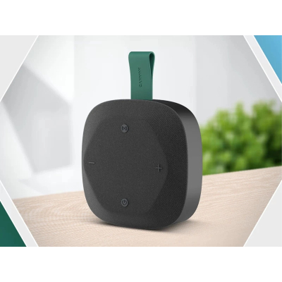 CANYON Głośnik Bluetooth HEXAGON 10 TWS 8W IPX5 Czarno - Zielony